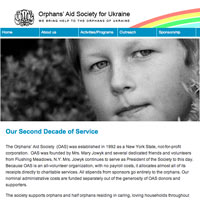 Orphans NGO website development project
