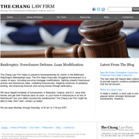 The Chang Law Firm web development project