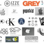 Grey logos